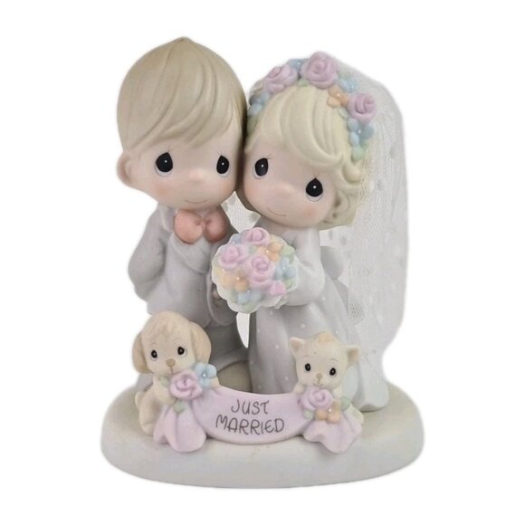 Precious Moments 4001653 "Till The End Of Time" Wedding Retired Figurine - Picture 1 of 7